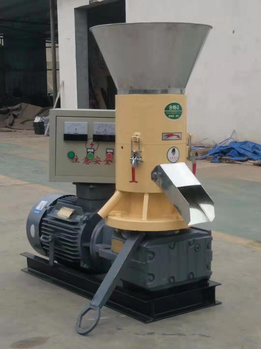 小型秸稈顆粒機產品展示